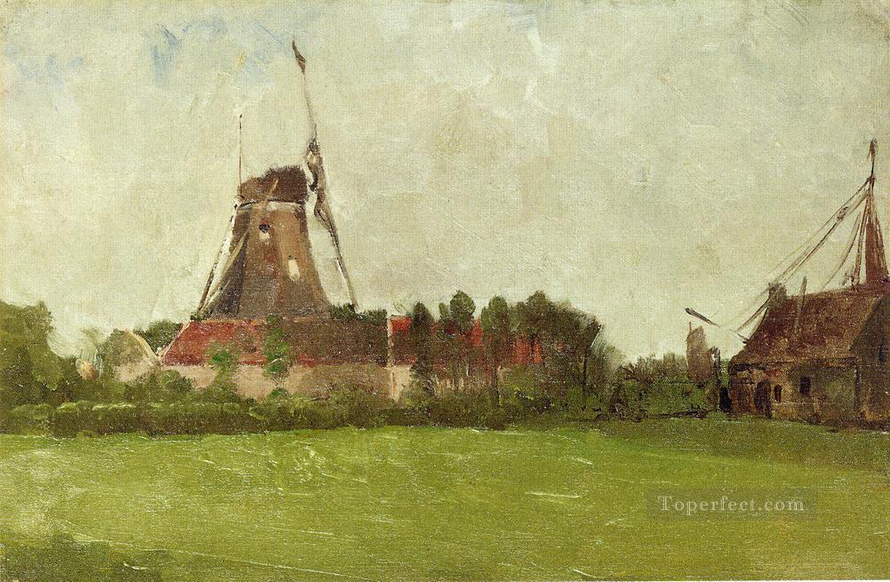 Holanda paisaje impresionista John Henry Twachtman Pintura al óleo